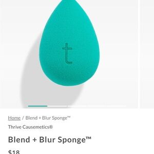 Thrive Causemetics Blend + Blur Sponge - Teal